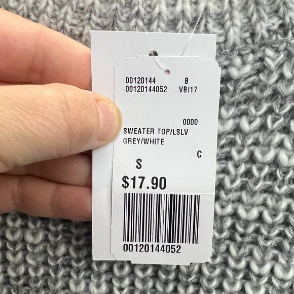 NWT Forever 21 Gray Women's Sweater Size Small - Picture 6 of 7